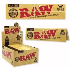 Raw Classic King Size Rolling Papers WIDE *NEW* 1 Pack *Discounts* USA SHIPPED