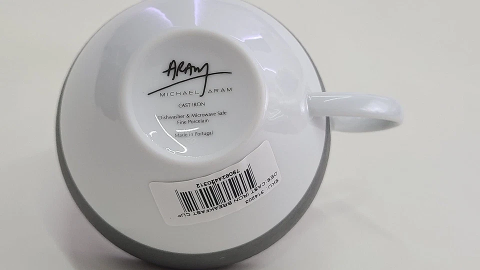 Michael Aram Cast Iron Breakfest Cup With Saucer - Image 2 of 4