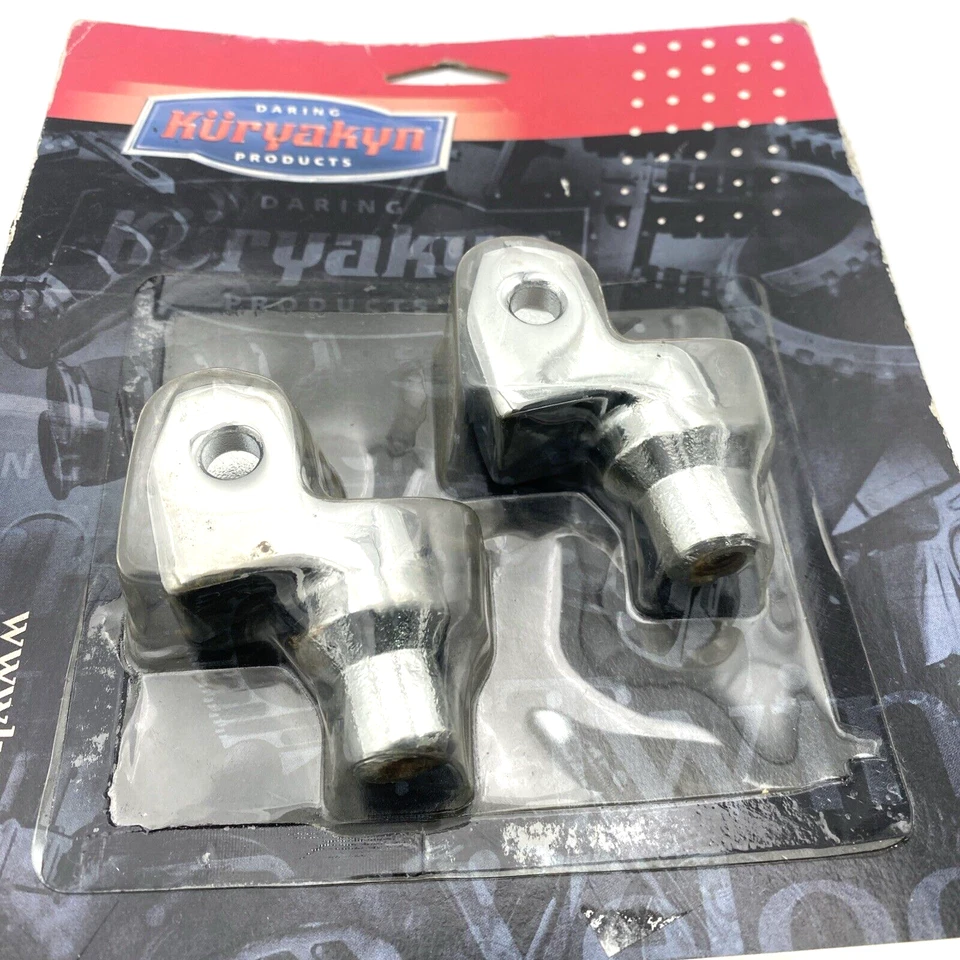 Adaptadores de estriba delantera Yamaha VSTAR VMAX VIRAGO 1100 750 250 535, Kuryakyn Foto 3 de 4
