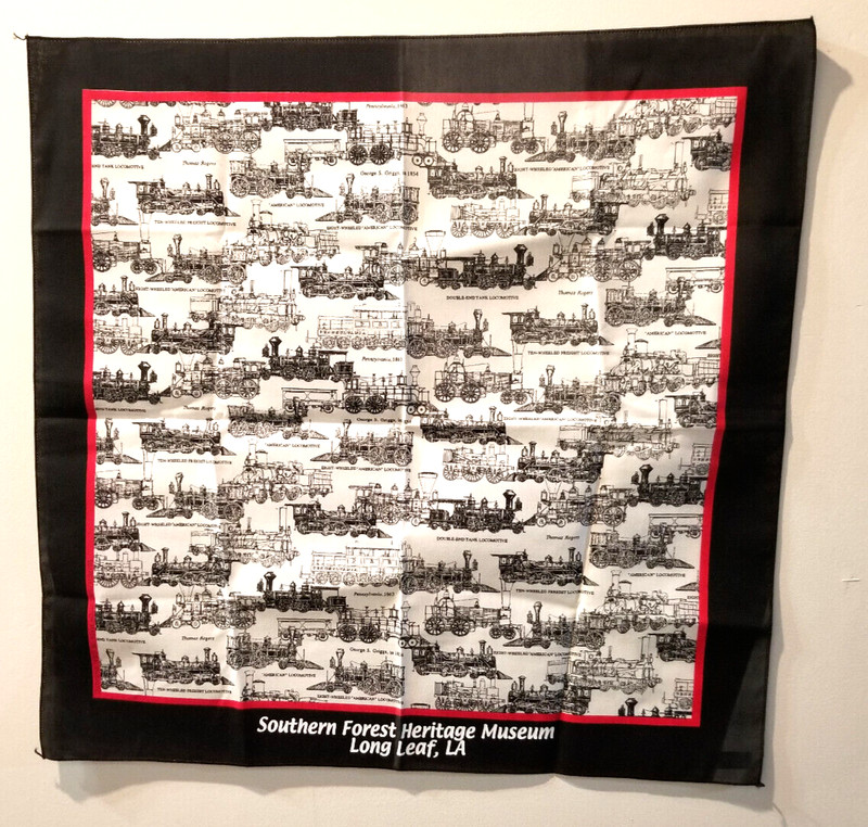 HISTORY OF LOCOMOTIVES museum train banner