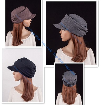 Womens Pleated Layers Beret Beanie 