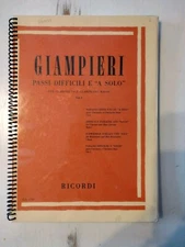 Giampieri Difficult Passages and "Solos" Clarinet/Bass Clarinet Book 1