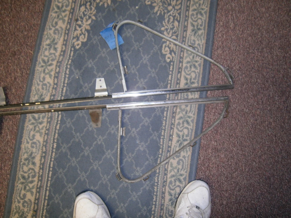 Studebaker 298928-9 1953-55 Front Vent Window Frames NOS RARE Sedan Wagons - Image 2 of 2