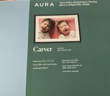 AURA AF900-MBLK Digital Photo Frame - Black