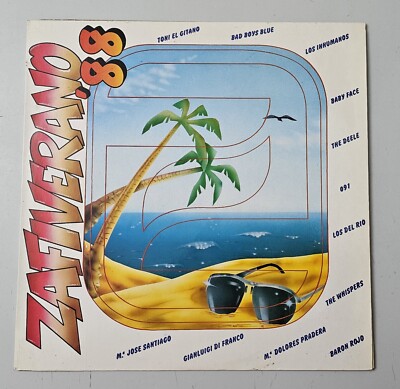 LP ZAFIVERANO Spain Zafiro 1988 RARO PROMOCIONAL Baron Rojo Toni El Gitano 091