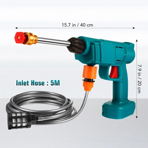 Für Makita 18V Akku Hochdruckreiniger Pistole Set Wasser Auto Jet Wash Reiniger - Bild 10 von 11