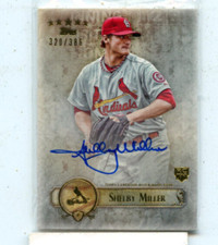 SHELBY MILLER 2013 Topps Five Star Rookie Auto Autograph #FSBA-SM Cardinals /386