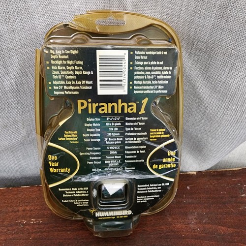 Humminbird Piranha 1 One Touch Fish Finder - NEW - Picture 2 of 7