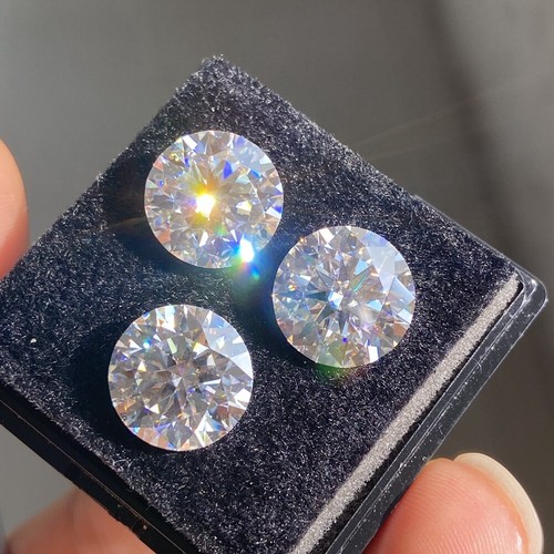 Wholesale D Color Moissanite Stones Round Cut GRA Certified Pass Diamond Tester - Picture 16 of 19
