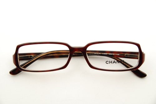 Rare Authentic Chanel 3117-H c859 53mm Burgundy Havana Frames Glasses Italy - Picture 12 of 12