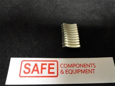 Neodymium Strong Magnets QTY-10 Crescent Shape 17mm x 12mm x 5mm x 2.5mm Q35