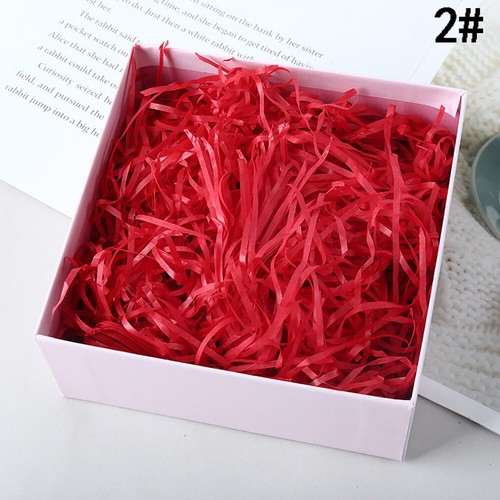 50G/100G Raffia Grass Gift Box Shredded Crinkle Paper Packaging Filler Material - Picture 15 of 31