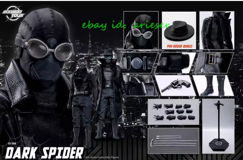 Perfect Soosootoys SST018 Dark spider 1/6 Action Figure In Stock