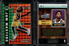 2020-21 Panini Mosaic Basketball Jam Masters Green Mosaic #7 Donovan Mitchell