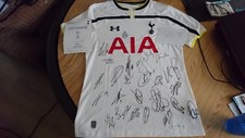 2014-2015 Tottenham Hotspur Spurs Signed Shirt Jersey Official COA hologram
