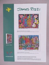 James Rizzi Art Gallery Exhibit PRINT AD - 2008