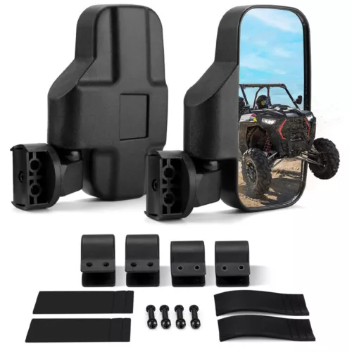 Break-Away SIDE Clear VIEW Anti-Vibration MIRROR FOR Arctic Cat Wildcat Trail 