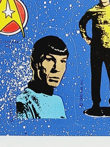 STAR TREK STICKERBÖGEN 1990 == 10 Bogen - Bild 4 von 12