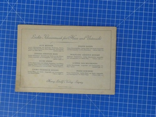W.A.Mozart Salzburger Tanzbüchlein Martin Frey B-19577 - Bild 5 von 6