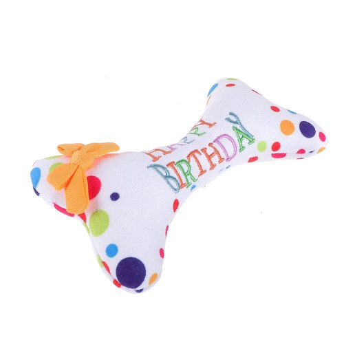 1PC Dog Cat Bone Toy Dog Birthday Puppy Chew Bones Pet Chew Toy Dog Birthday Toy