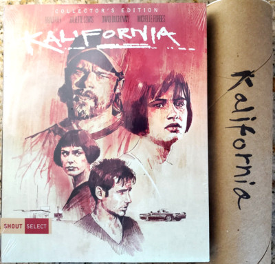 Kalifornia Collector's Edition Shout Select Blu-ray+Slip Cover w ROLLED POSTER