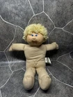 Vtg 80s Cabbage Patch Kids Boy Doll Blonde Curly Hair Blue Eyes Xavier Roberts