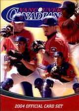 2004 Vancouver Canadians Team Issue #1 Header - NM Baseball Card Kurt Suzuki