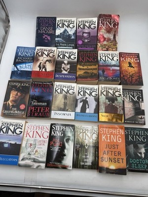STEPHEN KING HUGE LOT of 22 Paperback Novels 1980's-2000's Excellent Collection