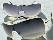 Contemporary Sleek Modern Sporty Wrap Shield Stylish Trendy SUNGLASSES For Men