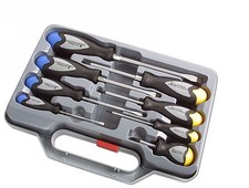 Image of LASER 3041 8Pcs Screwdriver Soft Grip Set Chrome Vanadium Steel Magnetic Tips