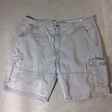 Wrangler Cargo Shorts Men's Sz 40 Gray 10 in Inseam Pockets Workwear Casual