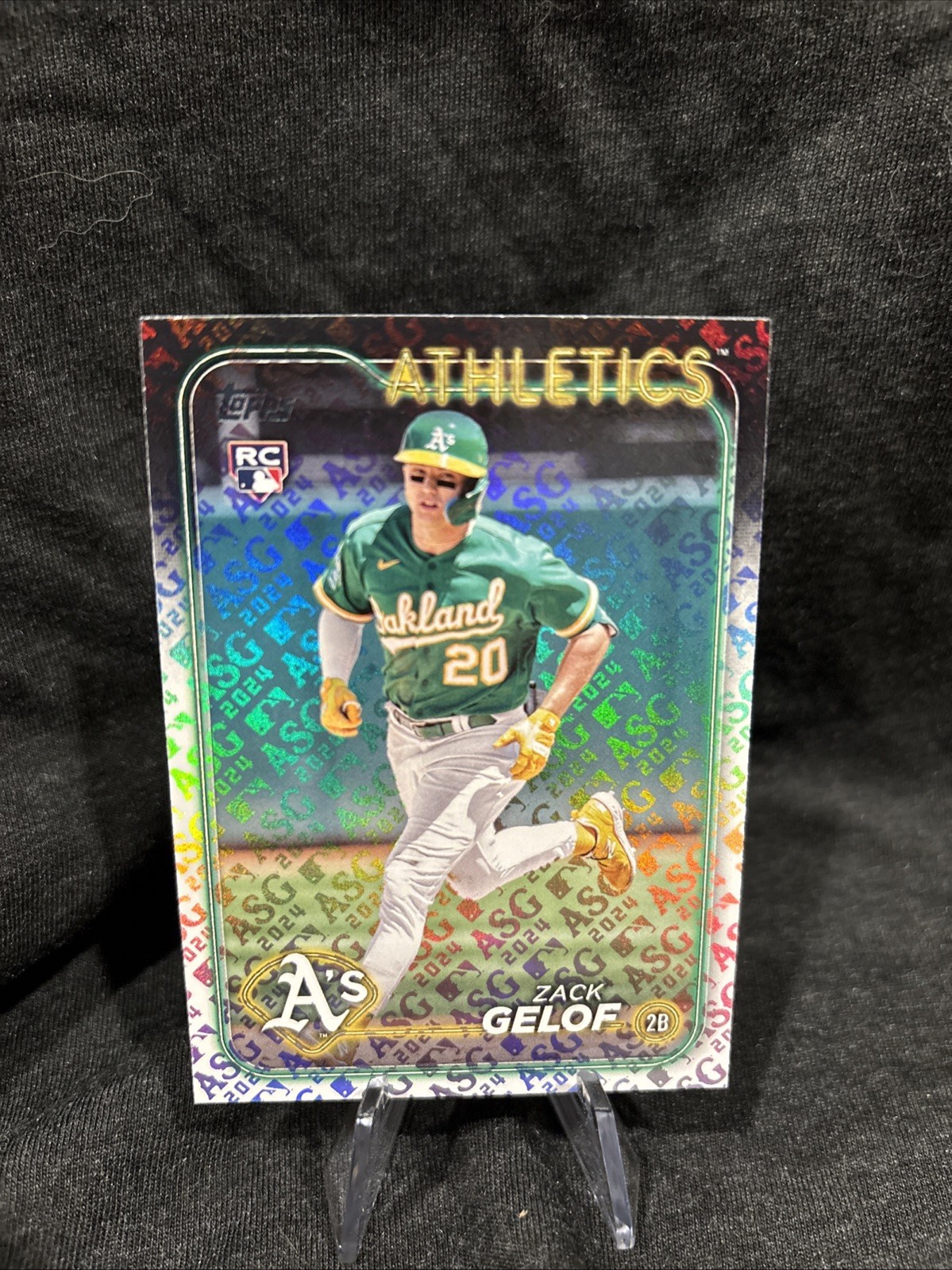 2024 Topps #166 Zack Gelof RC All-Star Foil ASG Athletics A’s Parallel Rookie
