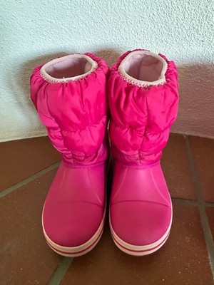 Crocs Schneestiefel  C 12, Gr 29-30 Puff Boot Kids Winterstiefel  Top Zustand