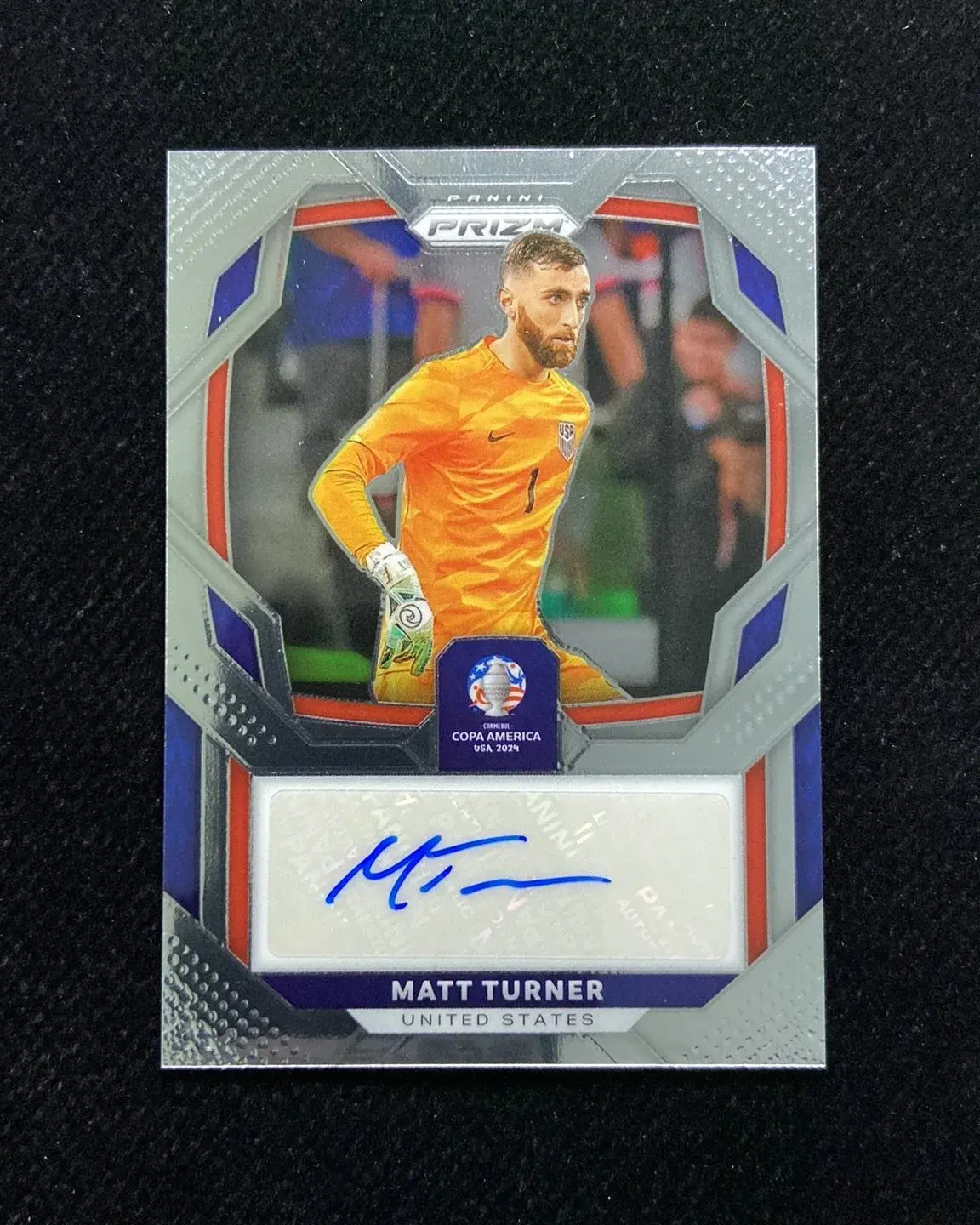 2024 Panini Prizm Conmebol Copa America #S-MT Matt Turner Auto USA OC57
