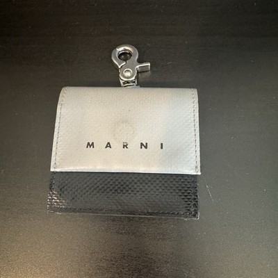 Silver Gray Black Marni AirPod Pro Case Made In Italy Lobster Clasp