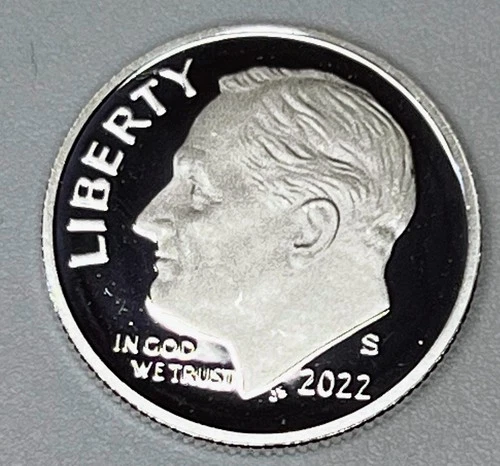 2022 S Silver Proof Roosevelt Dime 10C .999 Fine 99.9%