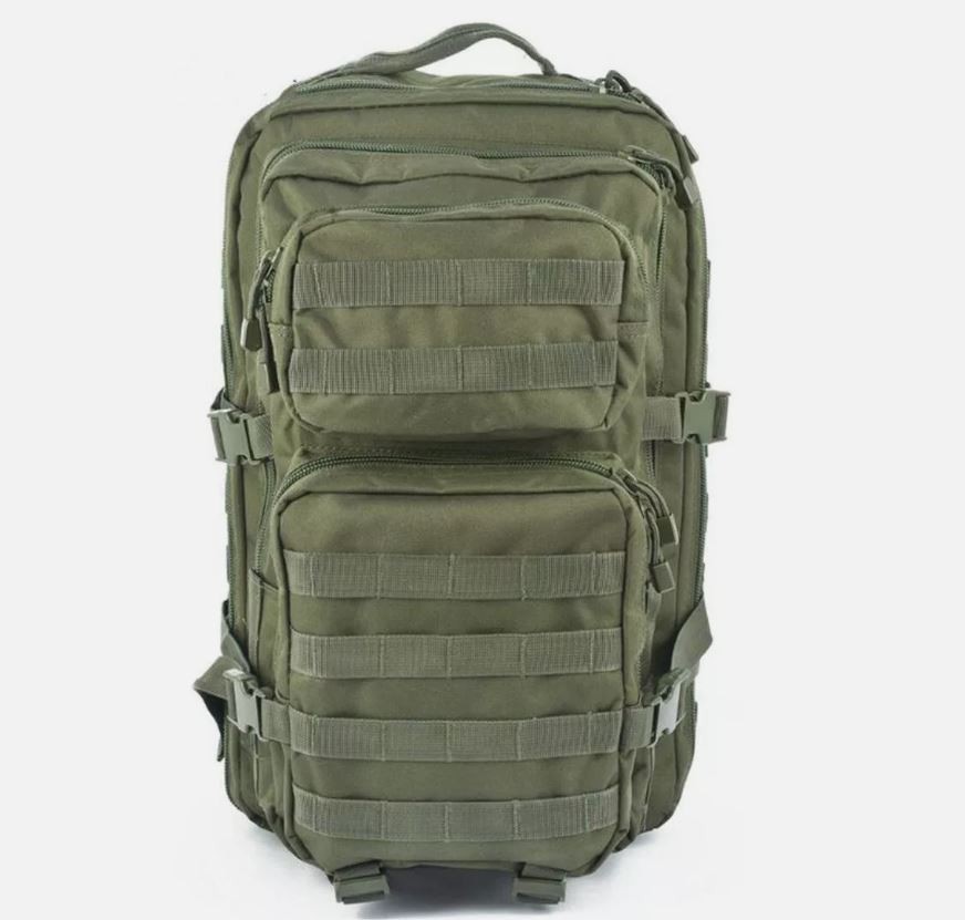 Mochila táctica Molle verde oliva militar ejército 30L multi bolsillo