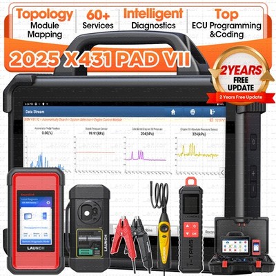 2025 LAUNCH X431 PAD VII ELITE X-prog3 PAD 7 PRO Diagnostic Scan Key Programming