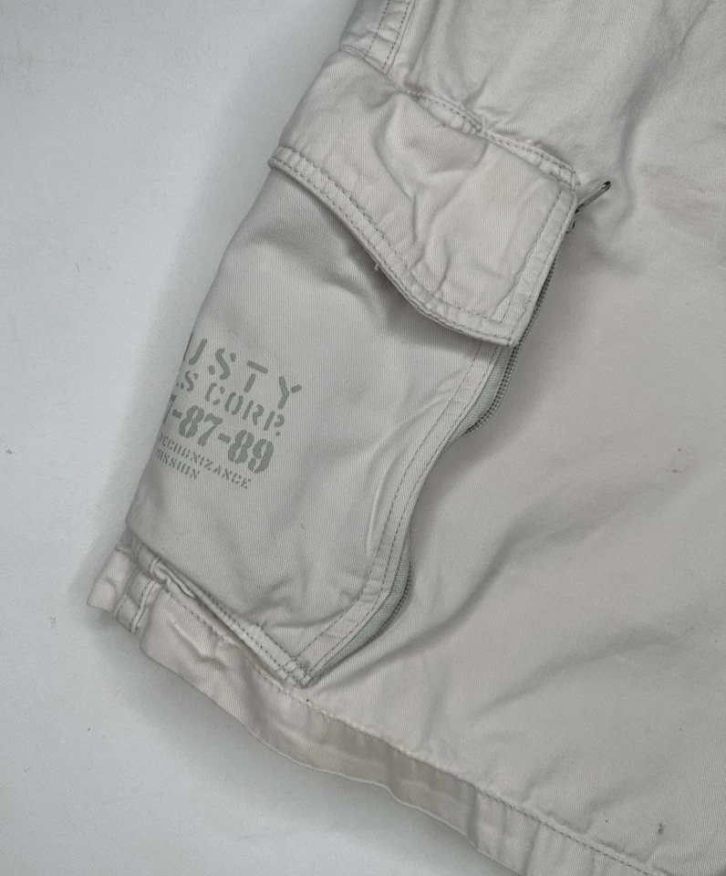 Pantalones Cortos Utilitarios Militares De Colección Rusty ATS Y2K Skate Carga | 32 Foto 3 de 4