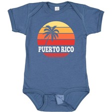 Inktastic Puerto Rico Vacation Cruise Baby Bodysuit Caribbean Trip Apparel Beach
