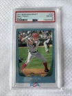2011 Bowman Draft #101 Mike Trout Rookie Blue 128/499 PSA 8 (RC)