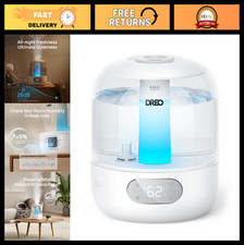 Cool Mist Ultrasonic Humidifier for Large Rooms - 30H Quiet Operation, 3L Top Fi