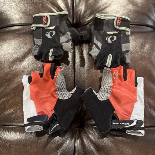 Two Pairs of Cycling Gloves, Pearl Izumi-L & Bontrager-XL