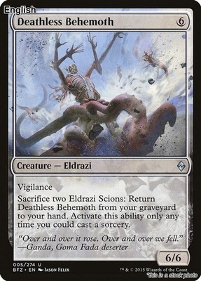 MTG Deathless Behemoth [BFZ - 5] LP
