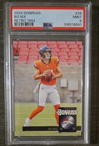 2024 PANINI DONRUSS RETRO 1994 #28 BO NIX ROOKIE RC PSA 9