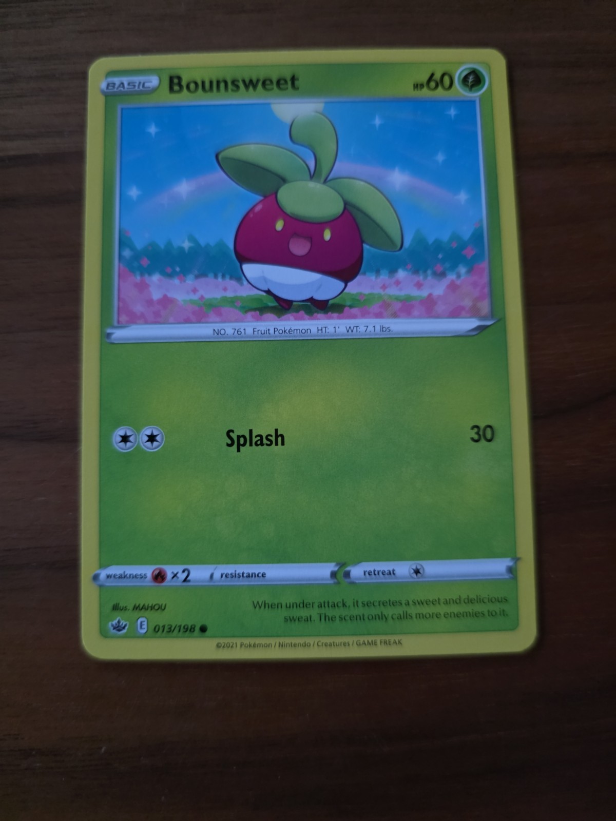 Pokemon Bounsweet (13/233) Chilling Reign NM