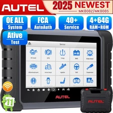 2025 Autel MaxiCOM MK808S Bidirectional OBDII Diagnostic Scanner Tool Key Coding