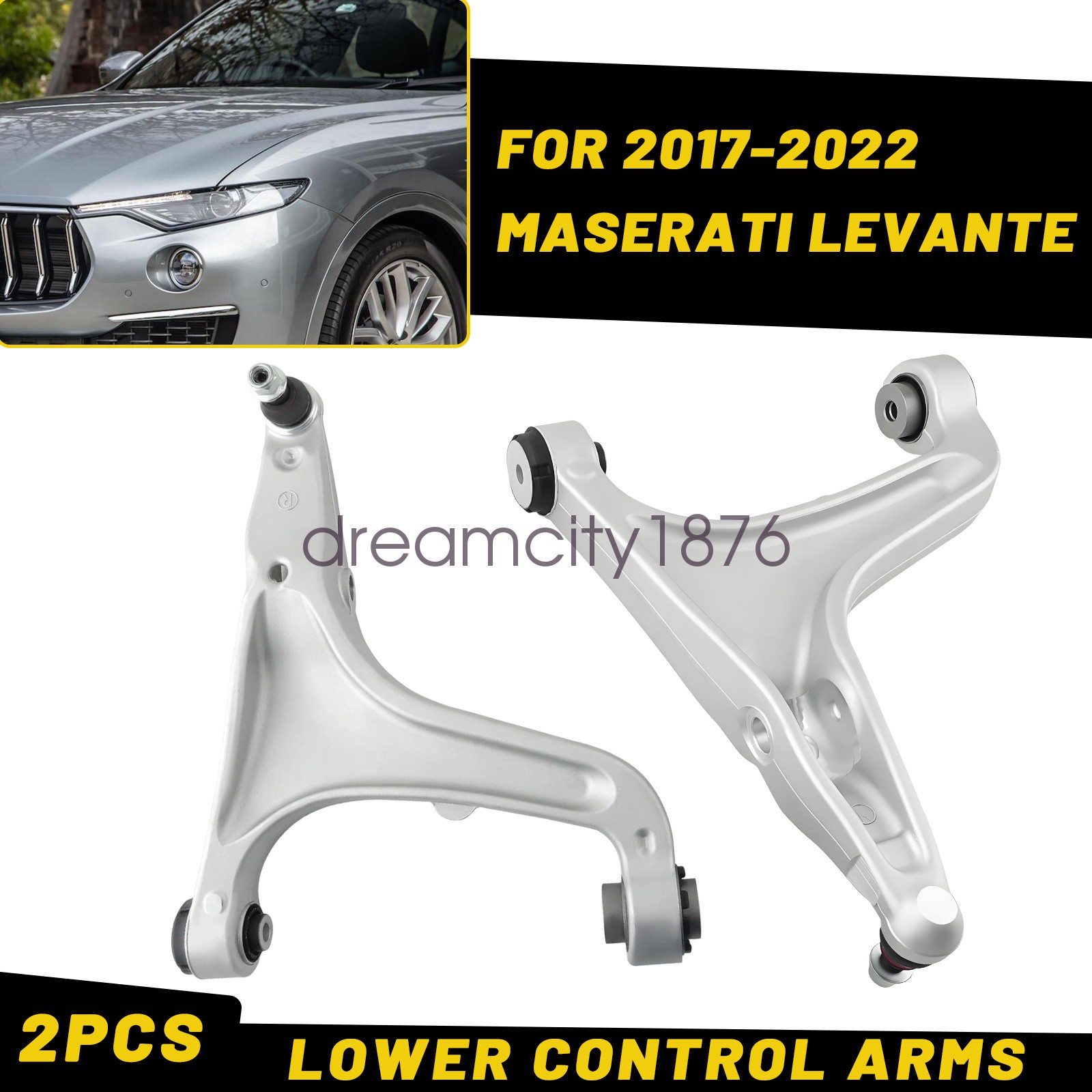 2x For 2017-2022 Maserati Levante Lower Front Control Arm Kit Pair 670213730