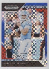2019 Panini Prizm Draft Red White & Blue Prizm 91/99 Mitchell Trubisky #68 8ay