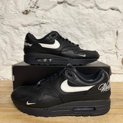 Nike Air Max 1 '87 SP Supreme Black White Men's Size 10.5 Pre-owned HF8813-001